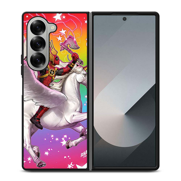 DEADPOOL UNICORN COLOR FULL Samsung Galaxy Z Fold 6 Case Cover