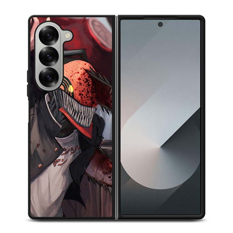 DENJI CHAINSAW MAN ANIME 2 Samsung Galaxy Z Fold 6 Case Cover