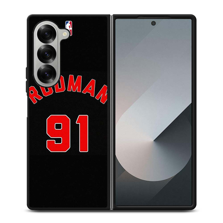 DENNIS RODMAN CHICAGO BULLS Samsung Galaxy Z Fold 6 Case Cover