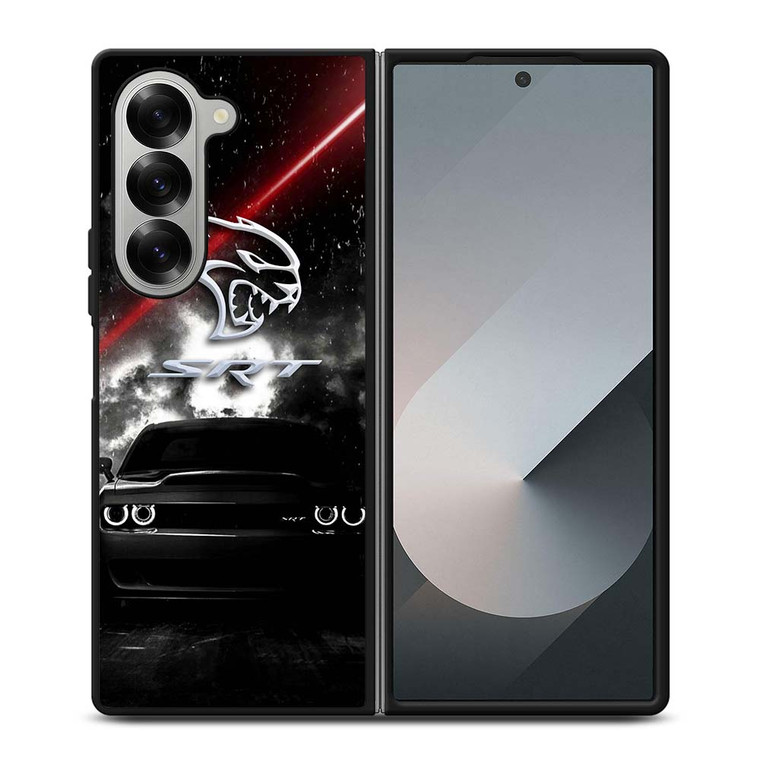 DODGE SRT BLACK CAR Samsung Galaxy Z Fold 6 Case Cover