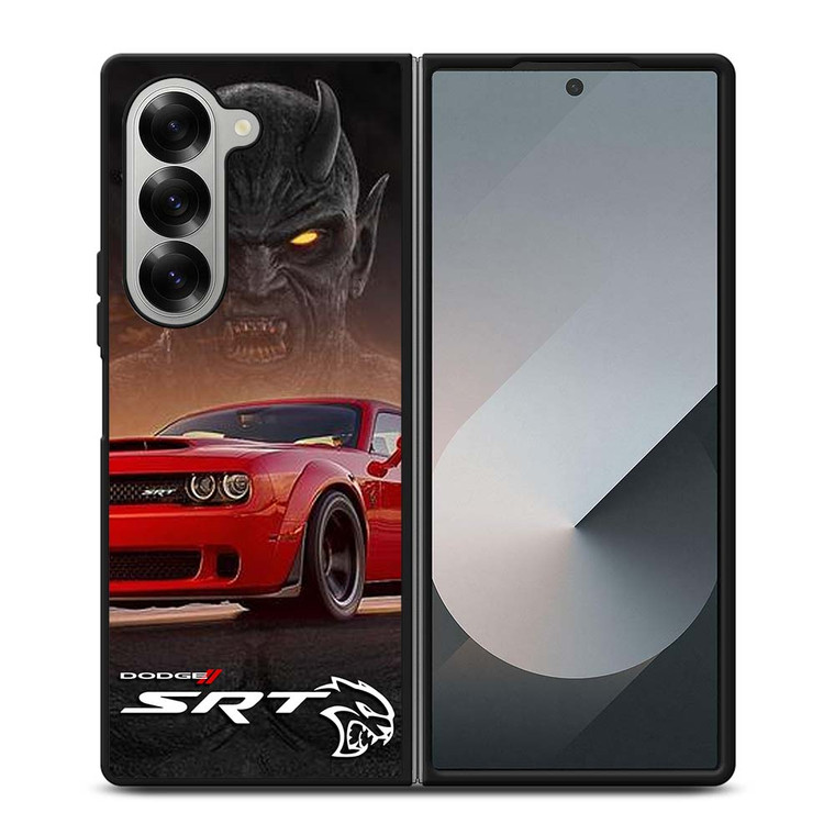 DODGE SRT DEMON CAR LOGO Samsung Galaxy Z Fold 6 Case Cover