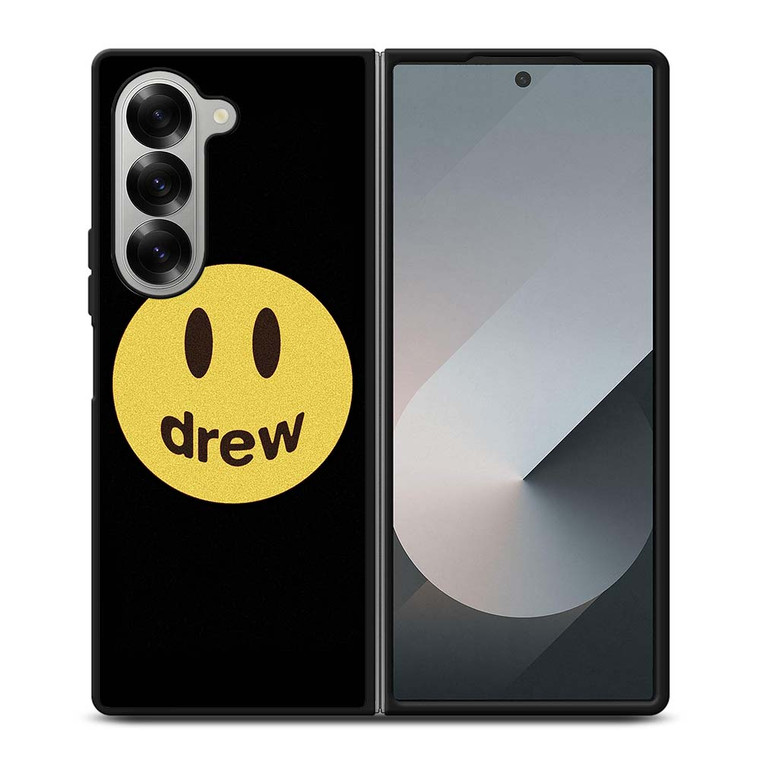 DREW SMILEY FACE LOGO 2 Samsung Galaxy Z Fold 6 Case Cover