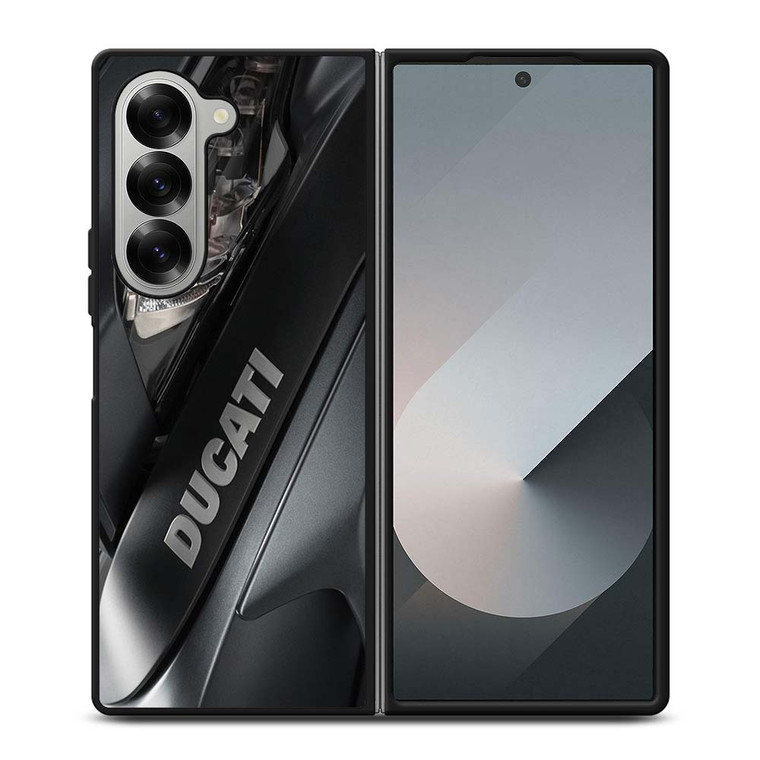 DUCATI BLACK LOGO EMBLEM Samsung Galaxy Z Fold 6 Case Cover