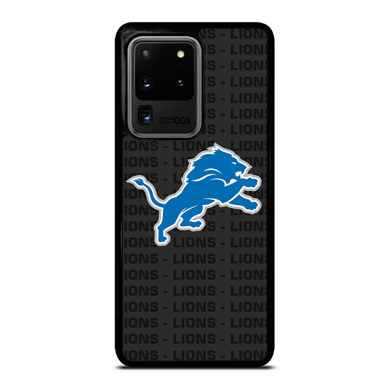 DETROIT LIONS FOOTBALL TEXT Samsung Galaxy S20 Ultra Case Cover