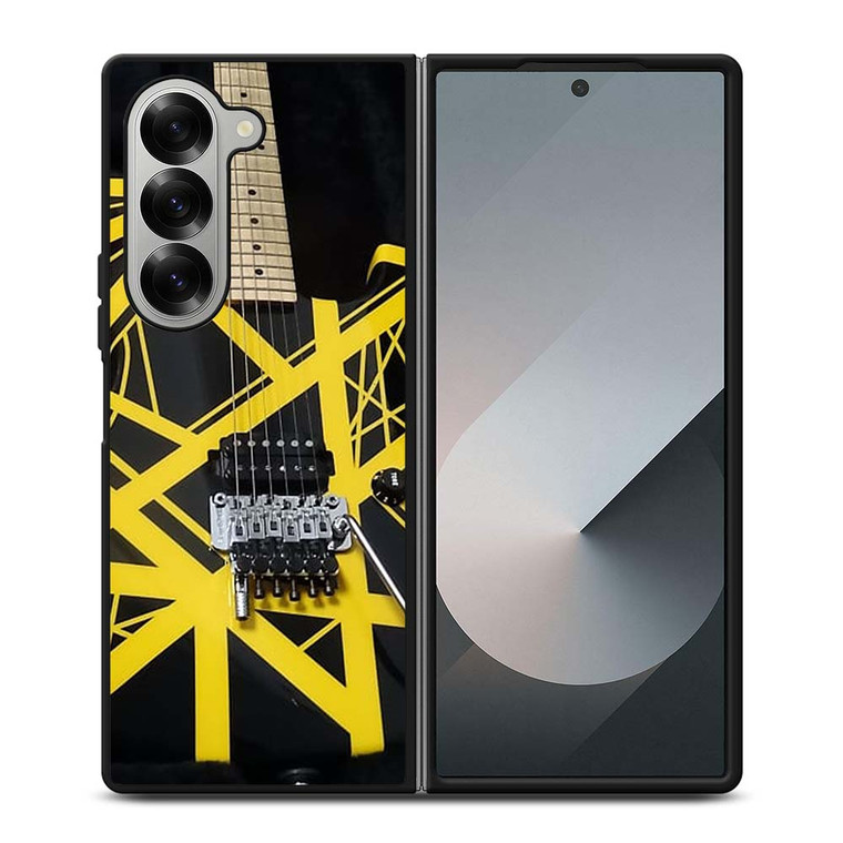 EDDIE VAN HALEN GUITAR YELLOW Samsung Galaxy Z Fold 6 Case Cover