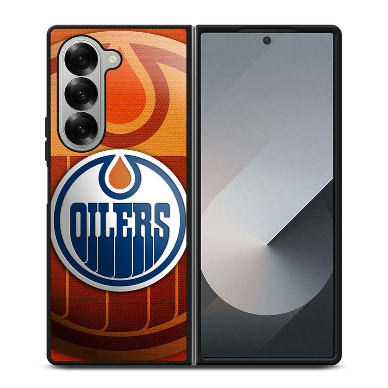 EDMONTON OILERS LOGO Samsung Galaxy Z Fold 6 Case Cover