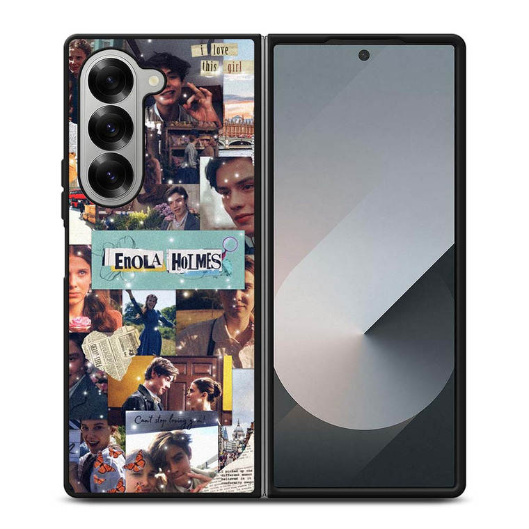 ENOLA HOLMES MOVIES COLLAGE Samsung Galaxy Z Fold 6 Case Cover
