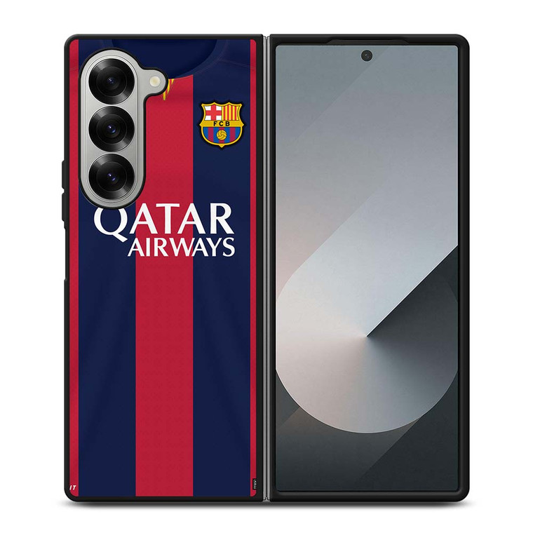 FC BARCELONA JERSEY Samsung Galaxy Z Fold 6 Case Cover
