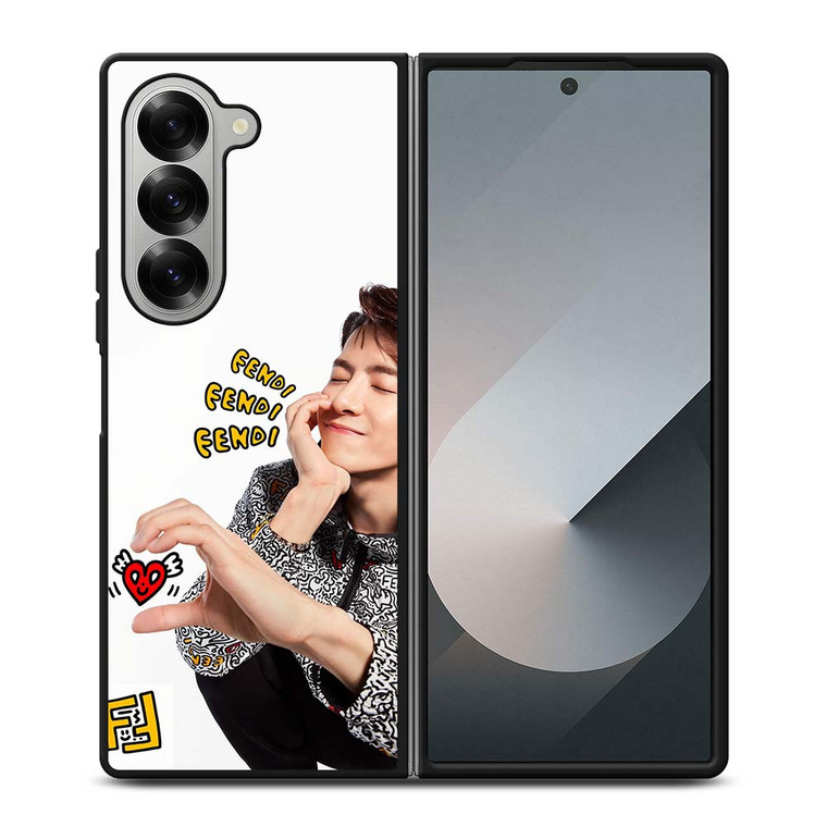 FENDI ROMA JACKSON WANG GOT7 Samsung Galaxy Z Fold 6 Case Cover