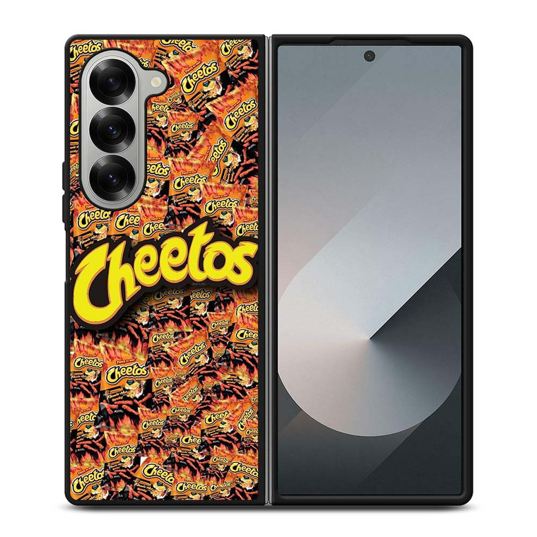 FLAMIN HOT CHEETOS COLLAGE Samsung Galaxy Z Fold 6 Case Cover