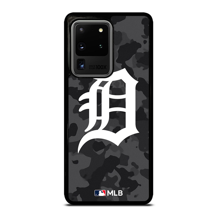 DETROIT TIGERS BASEBALL BLACK CAMO Samsung Galaxy S20 Ultra Case Cover