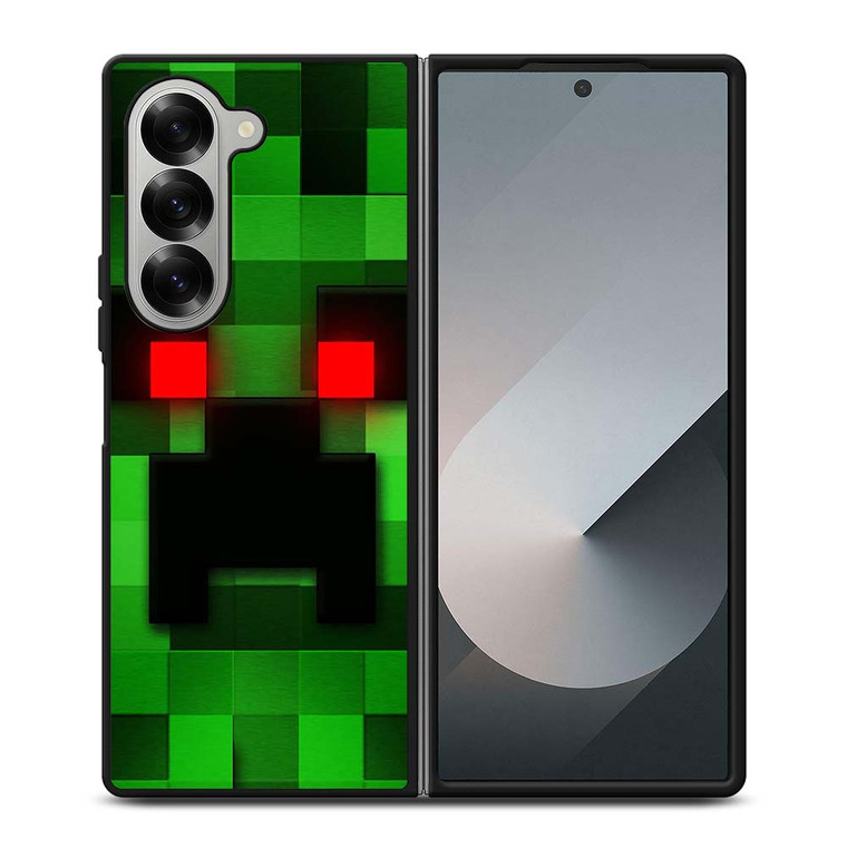 GAME MINECRAFT CREEPER Samsung Galaxy Z Fold 6 Case Cover