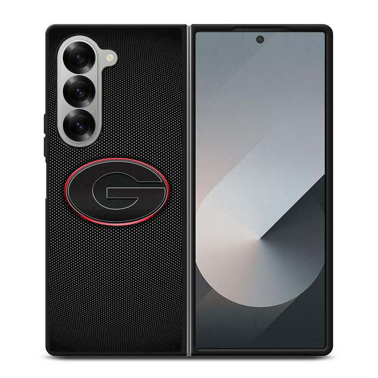 GEORGIA BULLDOGS CARBON LOGO Samsung Galaxy Z Fold 6 Case Cover