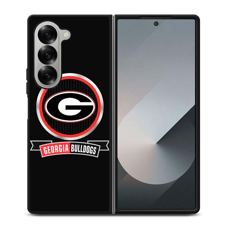 GEORGIA BULLDOGS UNIVERSITY NFL LOGO Samsung Galaxy Z Fold 6 Case Cover