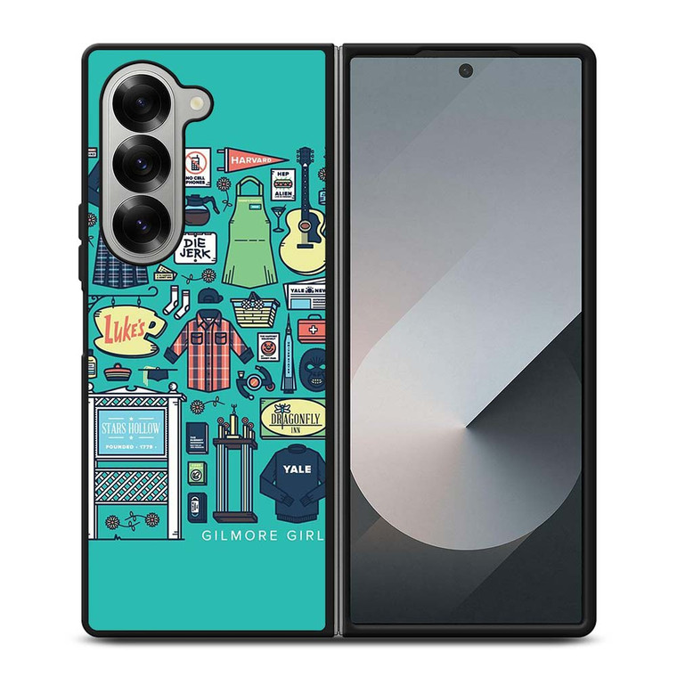 GILMORE GIRLS COLLAGE Samsung Galaxy Z Fold 6 Case Cover
