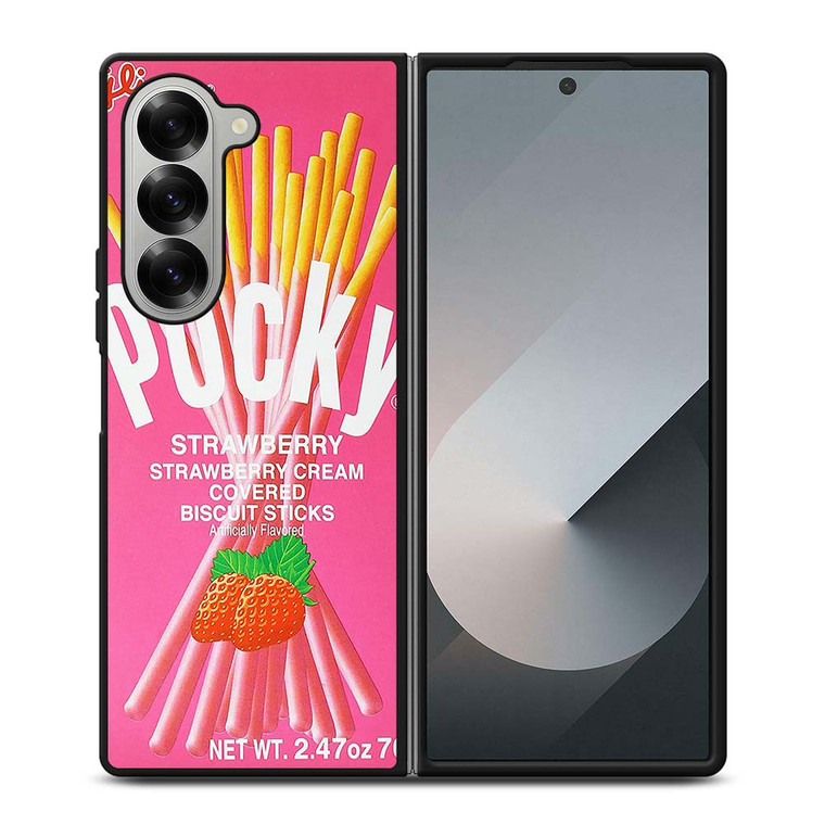 GLICO POCKY STRAWBERRY Samsung Galaxy Z Fold 6 Case Cover