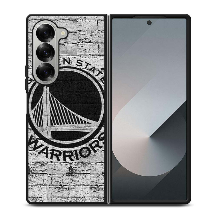 GOLDEN STATE WARRIORS WHITE BRICK Samsung Galaxy Z Fold 6 Case Cover