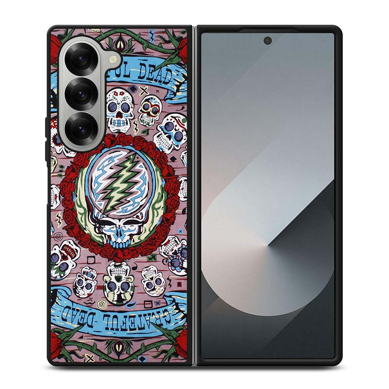 GRATEFUL DEAD SKULL LOGO Samsung Galaxy Z Fold 6 Case Cover