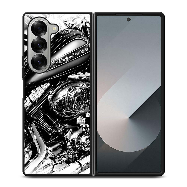 HARLEY DAVIDSON ART PHOTO Samsung Galaxy Z Fold 6 Case Cover