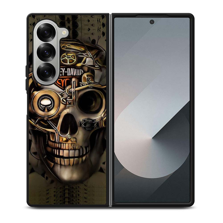 HARLEY DAVIDSON SKULL ROBOT Samsung Galaxy Z Fold 6 Case Cover