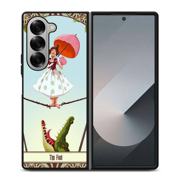 HAUNTED MANSION TIGHTROPE GIRL THE FOOL Samsung Galaxy Z Fold 6 Case Cover