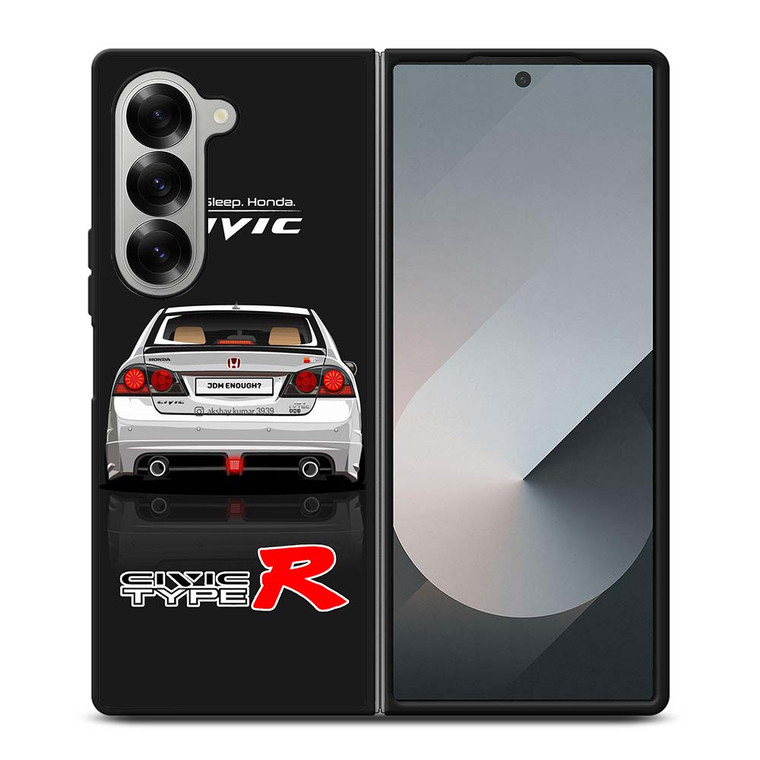 HONDA CIVIC TYPE R EAT .SLEEP. HONDA Samsung Galaxy Z Fold 6 Case Cover