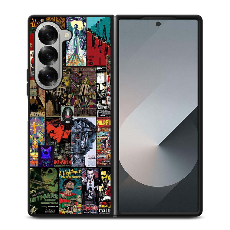 HORROR MOVIE COLLAGE Samsung Galaxy Z Fold 6 Case Cover
