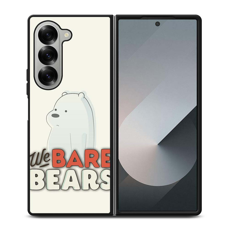 ICE BEAR WE BARE BEARS CARTOON 2 Samsung Galaxy Z Fold 6 Case Cover