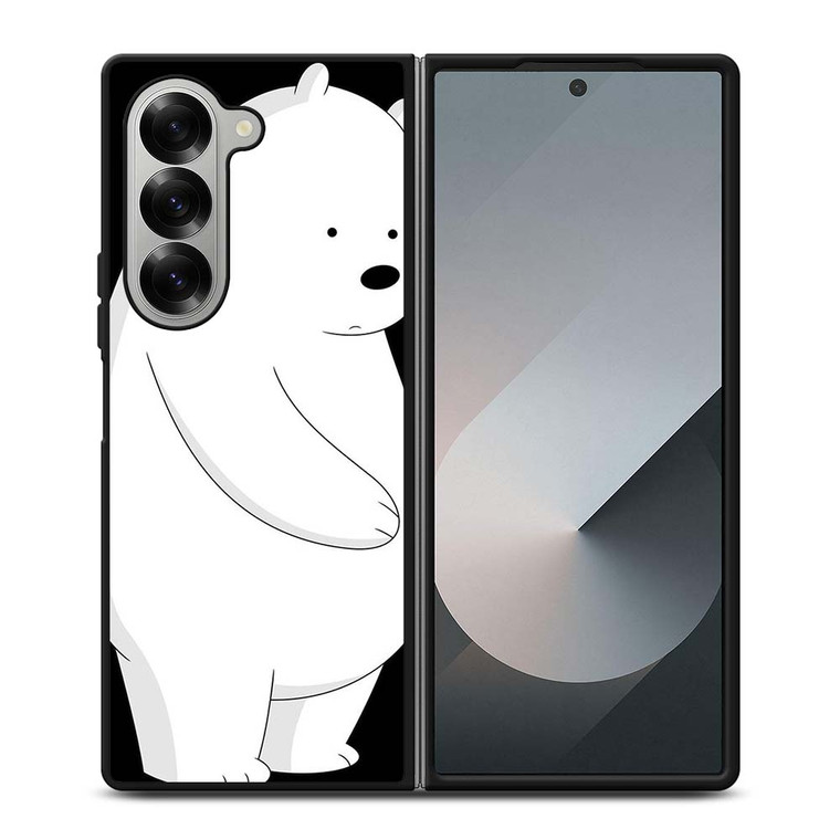 ICE BEAR WE BARE BEARS CUTE 2 Samsung Galaxy Z Fold 6 Case Cover