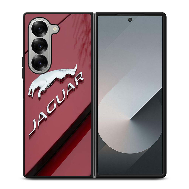 JAGUAR CHROME EMBLEM Samsung Galaxy Z Fold 6 Case Cover