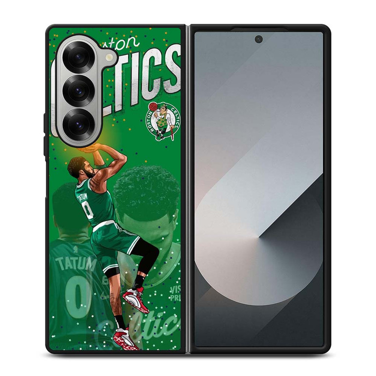 JAYSON TATUM SHOOT BOSTON CELTICS Samsung Galaxy Z Fold 6 Case Cover