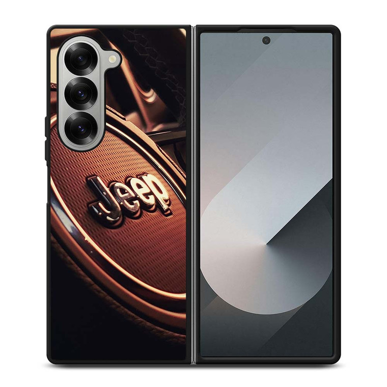 JEEP STEERING WHEEL LOGO Samsung Galaxy Z Fold 6 Case Cover JEEP STEERING WHEEL LOGO Samsung Galaxy Z Fold 6 Case Cover