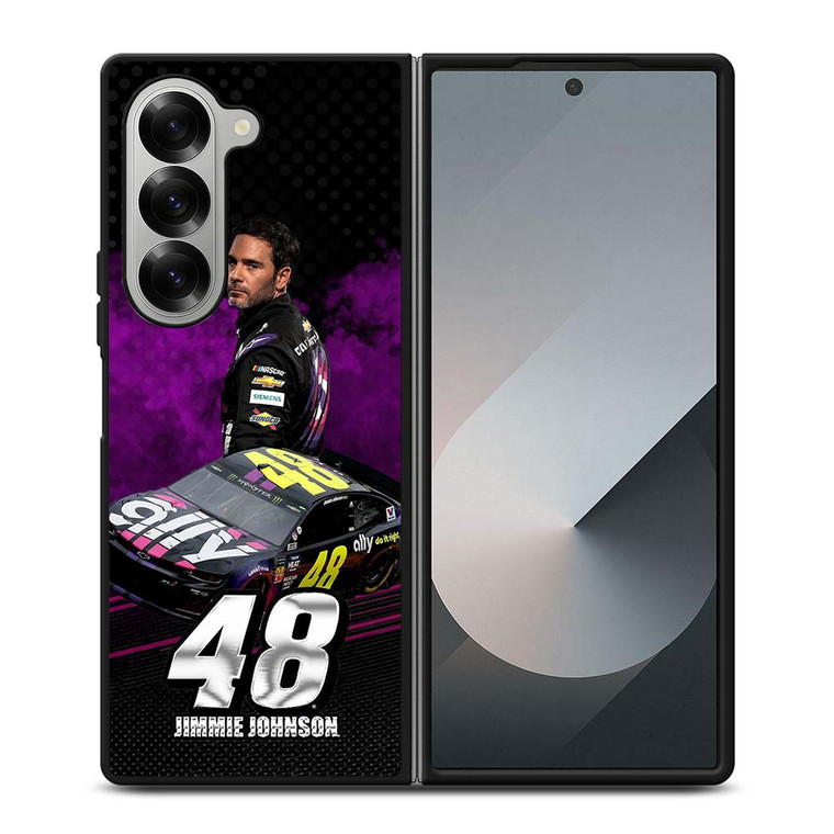 JIMMIE JOHNSON 48 NASCAR Samsung Galaxy Z Fold 6 Case Cover JIMMIE JOHNSON 48 NASCAR Samsung Galaxy Z Fold 6 Case Cover