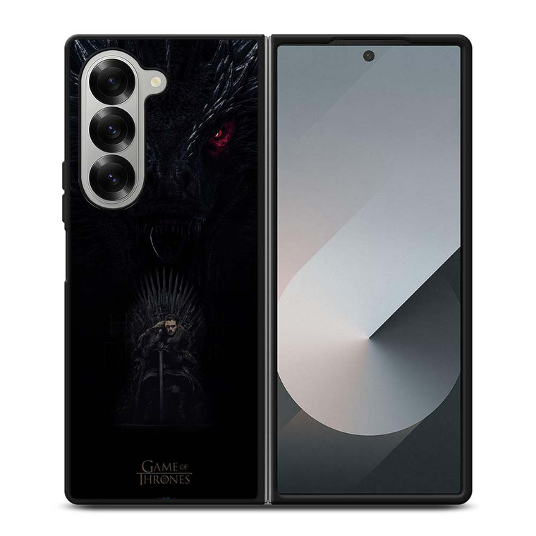 JON SNOW WOLF NIGHT Samsung Galaxy Z Fold 6 Case Cover
