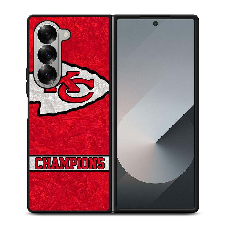 KANSAS CITY CHIEFS CHAMPIONS Samsung Galaxy Z Fold 6 Case Cover KANSAS CITY CHIEFS CHAMPIONS Samsung Galaxy Z Fold 6 Case Cover