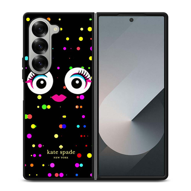 KATE SPADE COLORFULL MONSTER EYE Samsung Galaxy Z Fold 6 Case Cover