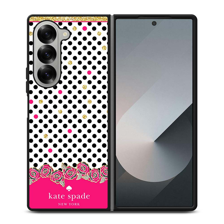 KATE SPADE FLOWER POLKADOT Samsung Galaxy Z Fold 6 Case Cover KATE SPADE FLOWER POLKADOT Samsung Galaxy Z Fold 6 Case Cover