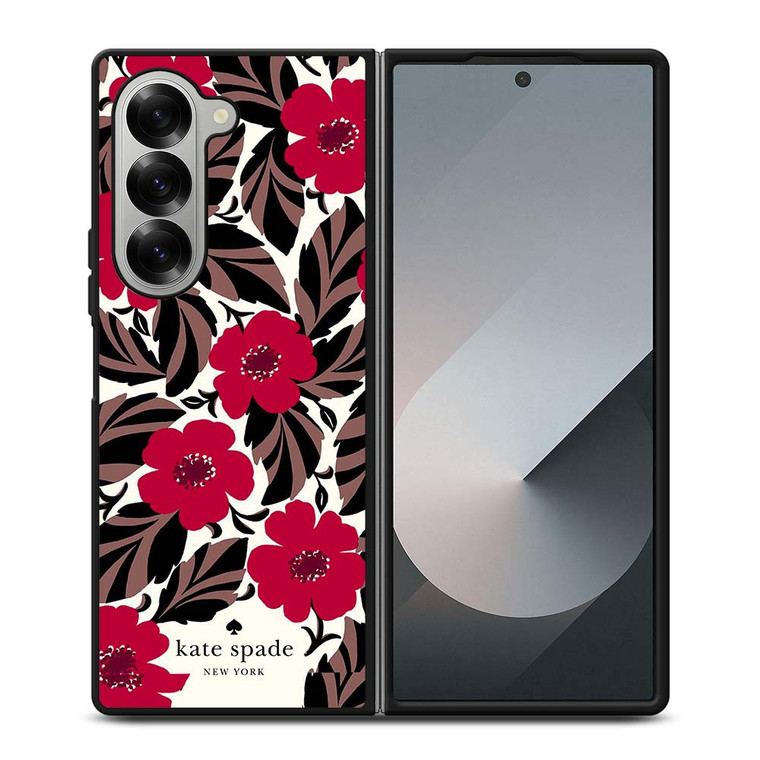 KATE SPADE FLOWER RED Samsung Galaxy Z Fold 6 Case Cover