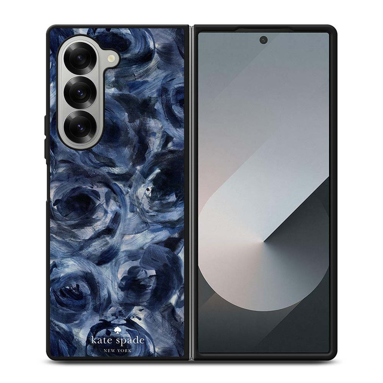 KATE SPADE NEW YORK ABSTRACT BLUE Samsung Galaxy Z Fold 6 Case Cover