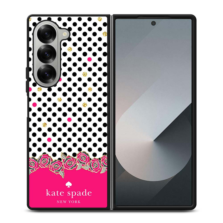 KATE SPADE PINK POLKADOTS Samsung Galaxy Z Fold 6 Case Cover KATE SPADE PINK POLKADOTS Samsung Galaxy Z Fold 6 Case Cover