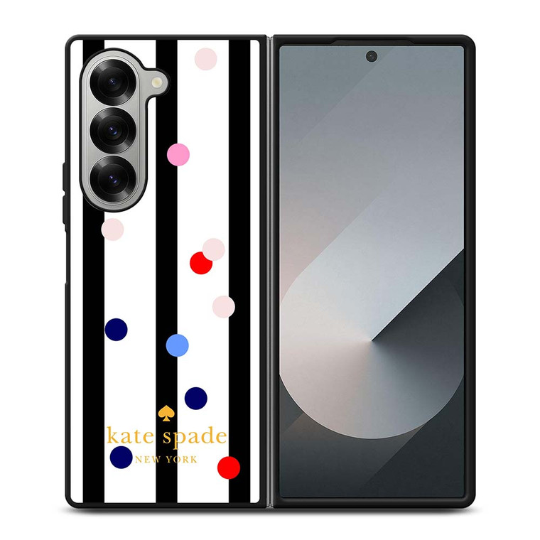 KATE SPADE STRIPE POLKADOTS Samsung Galaxy Z Fold 6 Case Cover KATE SPADE STRIPE POLKADOTS Samsung Galaxy Z Fold 6 Case Cover