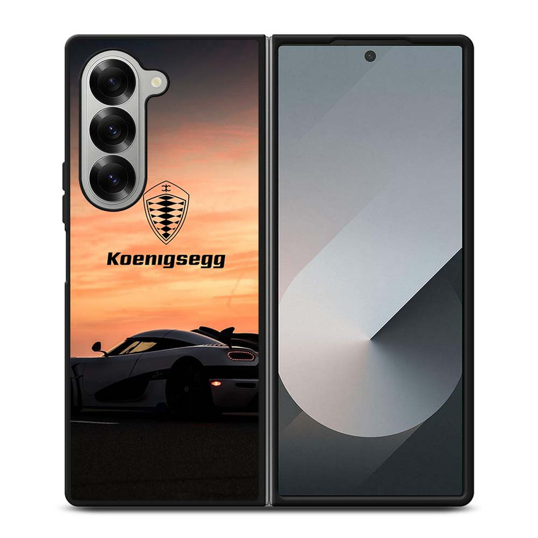 KOENIGSEGG CAR SUNSET LOGO Samsung Galaxy Z Fold 6 Case Cover KOENIGSEGG CAR SUNSET LOGO Samsung Galaxy Z Fold 6 Case Cover