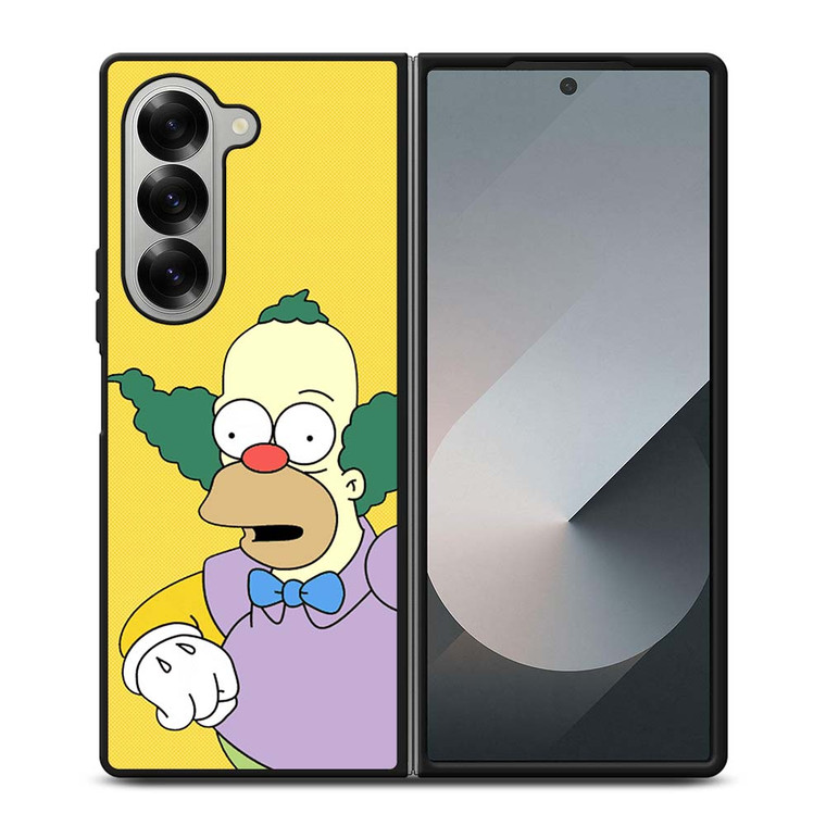 KRUSTY THE CLOWN CARTOON Samsung Galaxy Z Fold 6 Case Cover KRUSTY THE CLOWN CARTOON Samsung Galaxy Z Fold 6 Case Cover