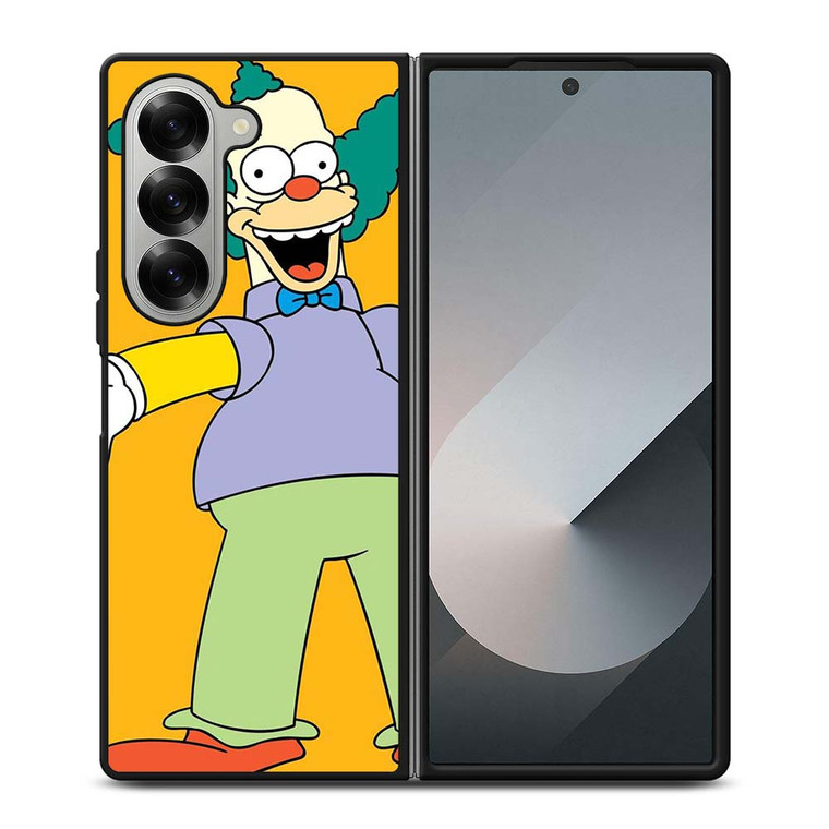 KRUSTY THE CLOWN THE SIMPSONS 2 Samsung Galaxy Z Fold 6 Case Cover KRUSTY THE CLOWN THE SIMPSONS 2 Samsung Galaxy Z Fold 6 Case Cover