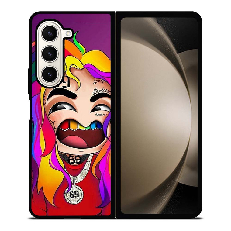 6IX9INE SIX NINE FACE CARTOON Samsung Galaxy Z Fold 5 Case Cover