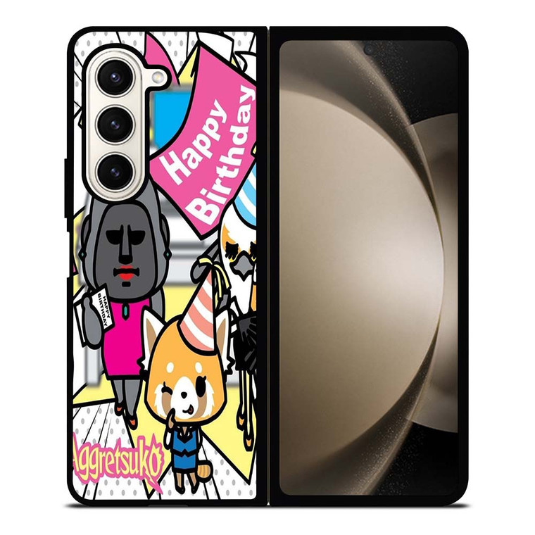 AGGRETSUKO BIRTHDAY PARTY Samsung Galaxy Z Fold 5 Case Cover