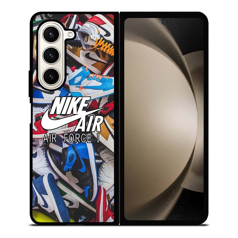 AIR JORDAN NIKE SNEAKERS COLLAGE Samsung Galaxy Z Fold 5 Case Cover