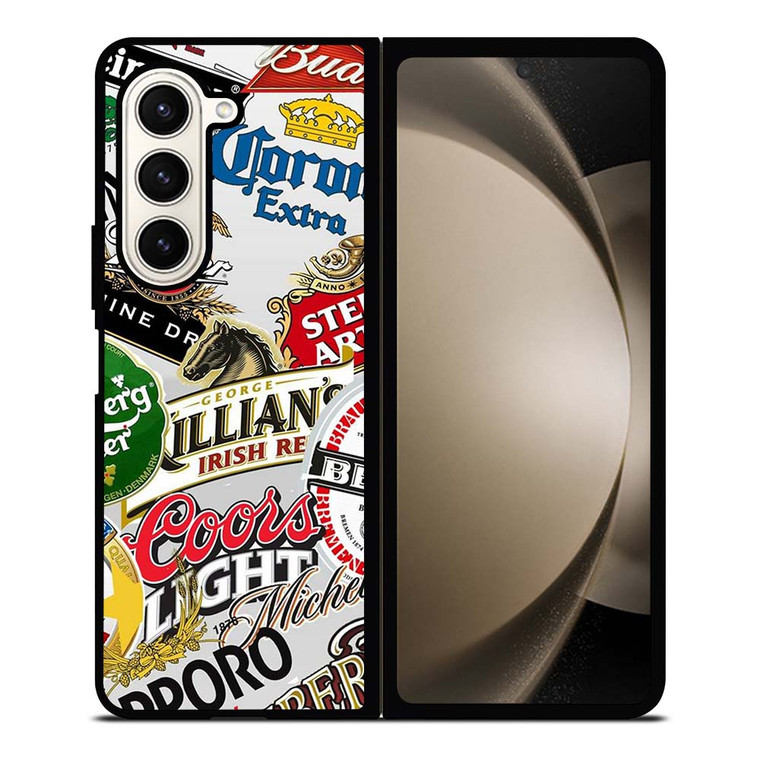 ALL BEER BRAND LOGO Samsung Galaxy Z Fold 5 Case Cover