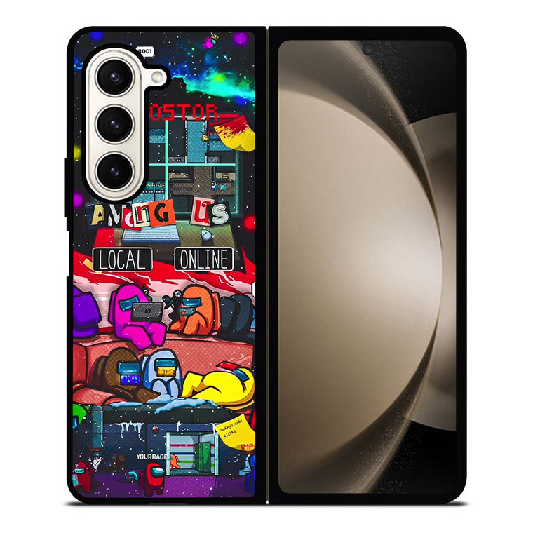 AMONG US LOCAL ONLINE Samsung Galaxy Z Fold 5 Case Cover