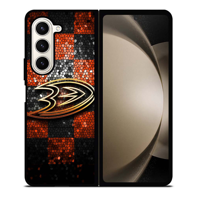 ANAHEIM DUCKS GOLD LOGO Samsung Galaxy Z Fold 5 Case Cover